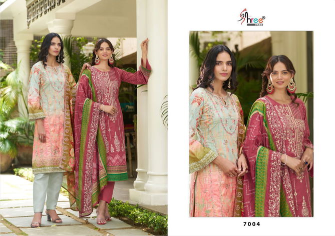 Bin Saheed Lawn Collection 7 Pure Lawn Pakistani Dress Material